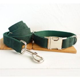 MUTTCO pet collar bow traction set (Option: Set A-L)